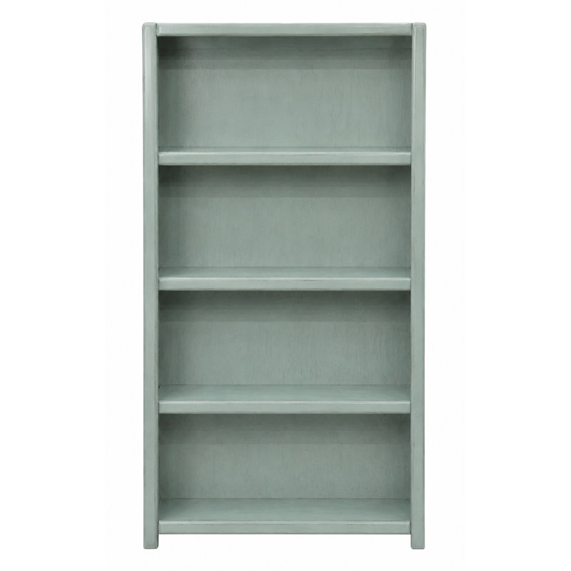 McKaylah Bookcase, European Light Blue, (3 Shelf) 60” H x 32” W x 13” D