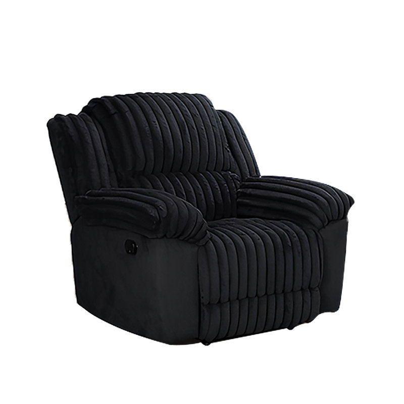 Fauteuil inclinable Velano, Noir, noir, noir, noir