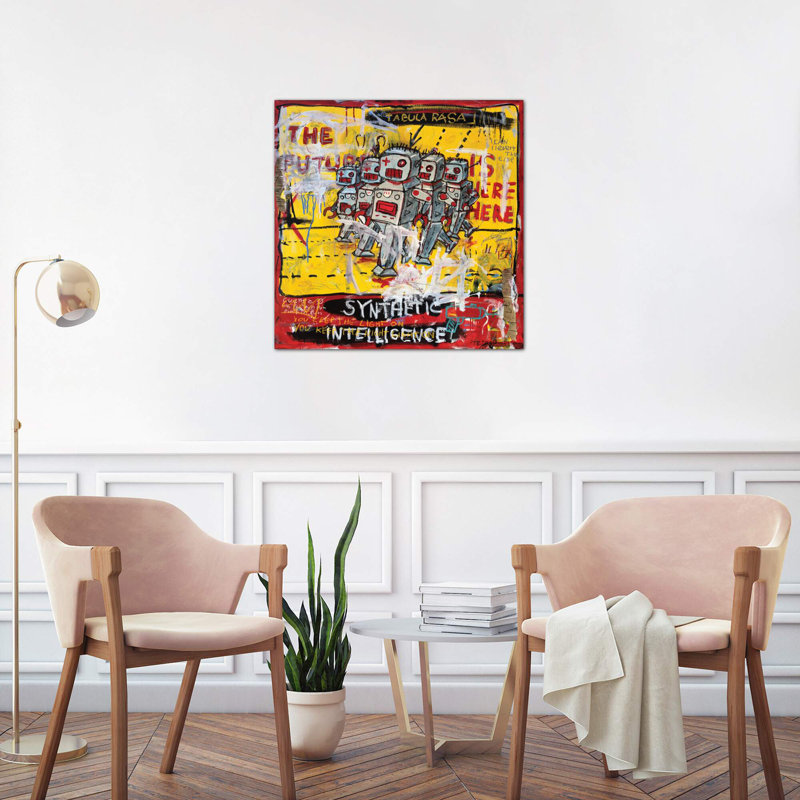Tabula Rasa II - Wrapped Canvas Painting, 93.98 cm H x 93.98 cm W x 1.91 cm D