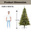 Lighted Artificial Christmas Tree-388547921