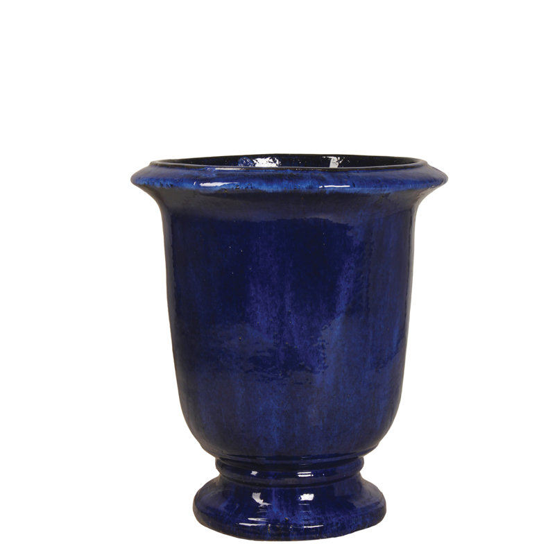 Pot à fleurs en céramique Bronia, H 16 po x l 14 po x P 14 po