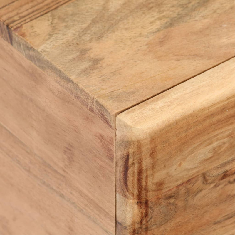 Meuble télé en bois d'acacia massif 42,5 po x 11,8 po x 19,3 po