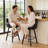 Swivel Bar Stools Set of 2/3/4 Counter Height Bar Stools with High Back Faux Leather Kitchen Counter Stool-1599200682-1599200680-1599200684