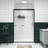 Double Sliding Bathroom Shower Door With Chamfer - Edged Tempered Glass, Stainless Steel Handle, Water Feature Proofing Design-127308229