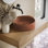 Lavabo vasque rond en béton 14,5 po Lisse