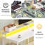 L-Shaped Computer Desk with Power Outlet-904445198