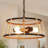 3 - Light Dimmable Drum Chandelier