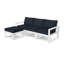 POLYWOOD EDGE Modular Deep Seating Set with Ottoman-68602968-68602967