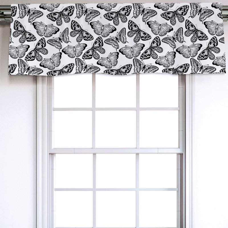 Sateen Ruffled Window Valance