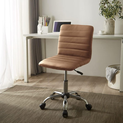  Chaise de bureau roulante en similicuir