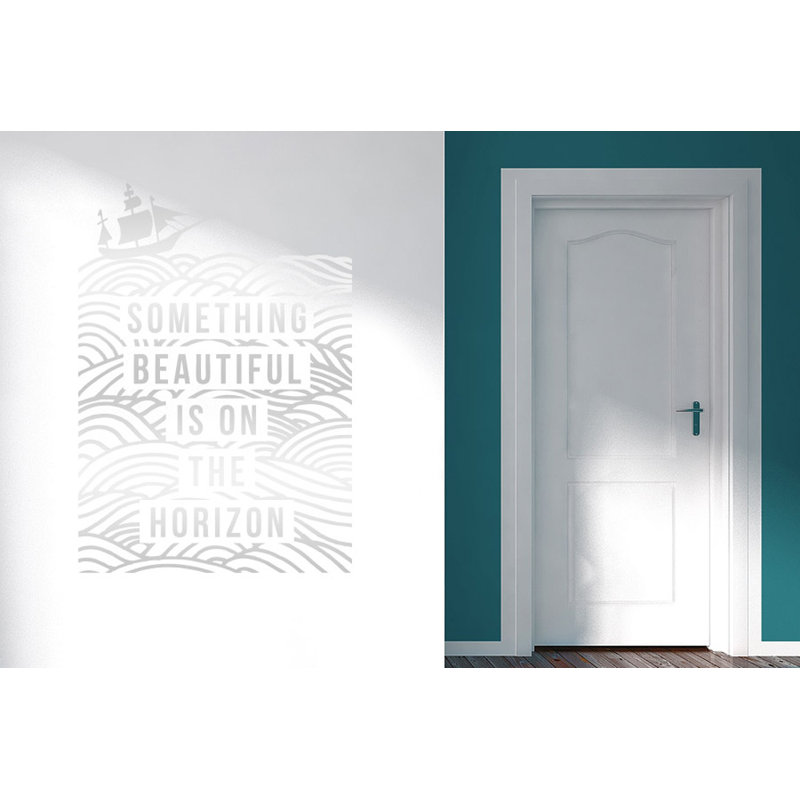 Non-Wall Damaging Wall Decal, Shiny Silver