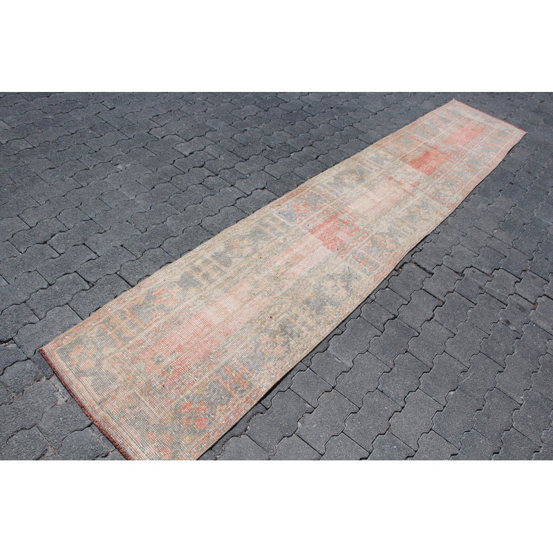 Tapis de couloir rétro en patchwork turc rétro - Anatolian
