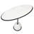 Uttermost Morro White Marble Side Table