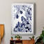 Indigo Song II, reproduction encadrée de qualité supérieure - prête à être accrochée-1975798071-1975798065