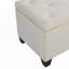 Banc rembourré en tissu avec 4 pieds-230742550