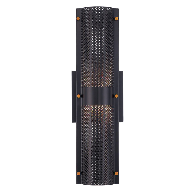 Applique murale noire 12 lumières Westcliffe, H 17 po x l 5 po x P 4,5 po