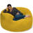 Bean Bag Chair: Giant 5' Shredded Memory Foam Filled Furniture Bean Bag with Removable and Machine Washable Cover - Big Bean Bag Sofa Lounger with Soft Micro Fiber Cover - Multiple Colors and Fabrics-1059799729