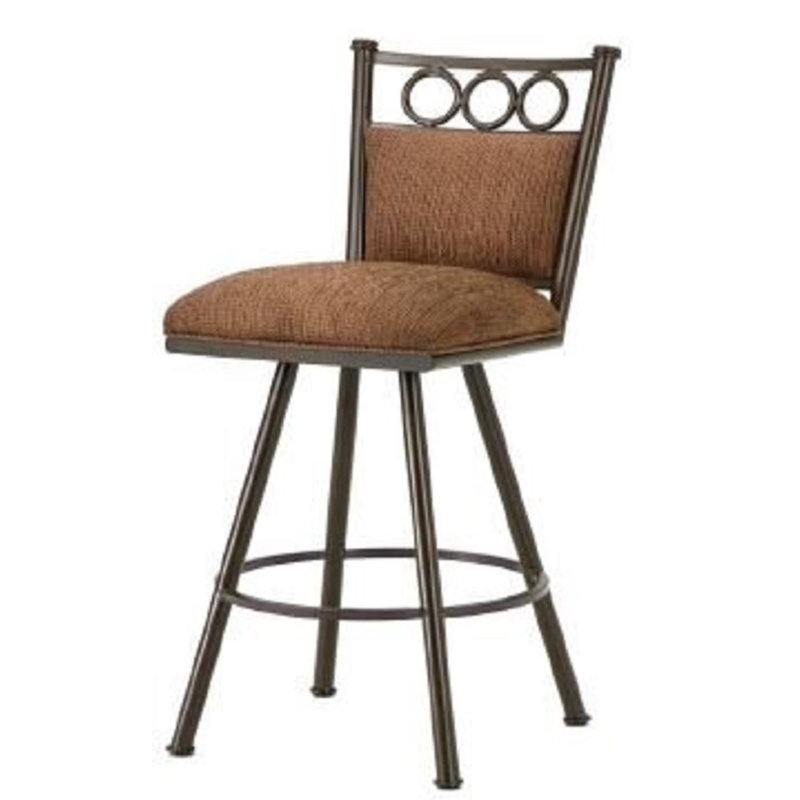 Tabouret de bar pivotant & Waterson, Rouille, Radar Nugget, Tabouret de bar (assise de 30 po de hauteur)
