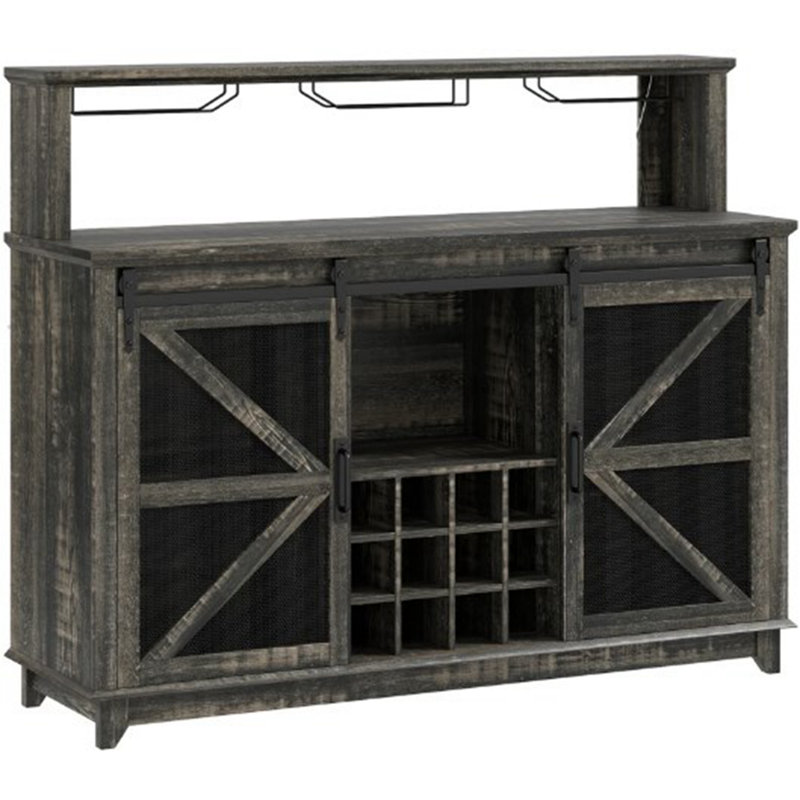 Armoire à vin Farmhouse, armoire à café