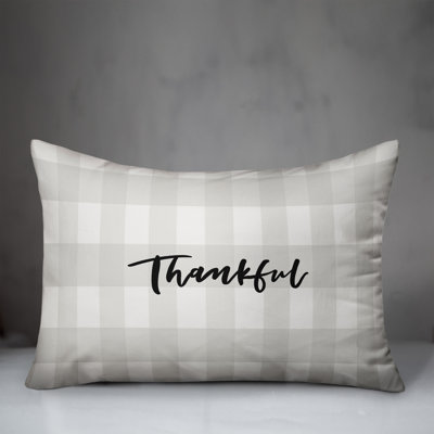 Plaid Throw Pillow