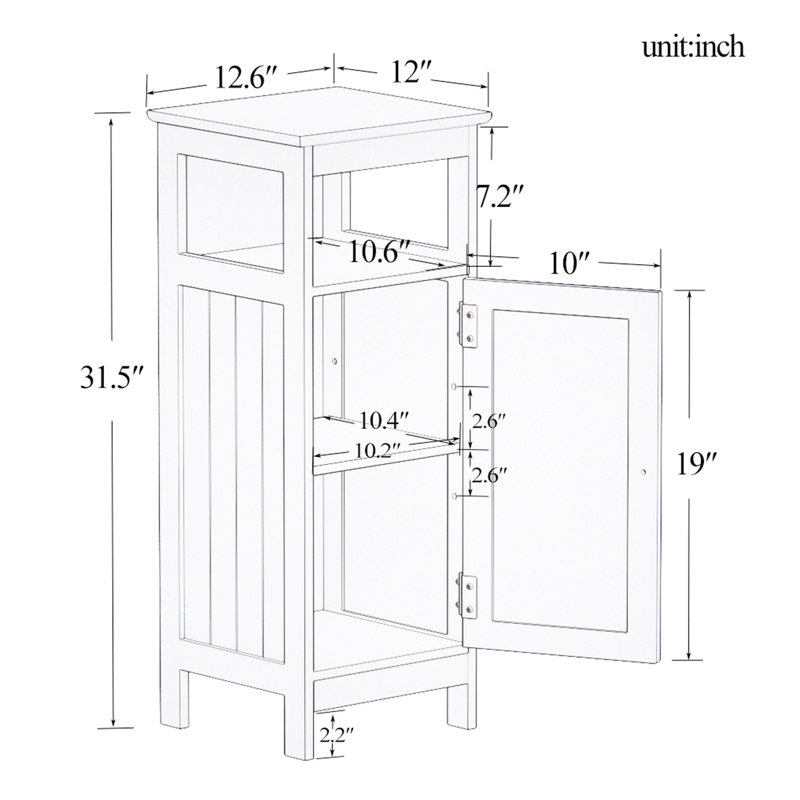 Armoire de salle de bain avec finition - améliore l'apparence de la solution de rangement fonctionnelle blanc