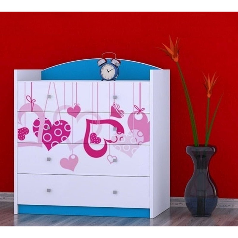 Newson Kids 4 - Drawer Chest, Blue