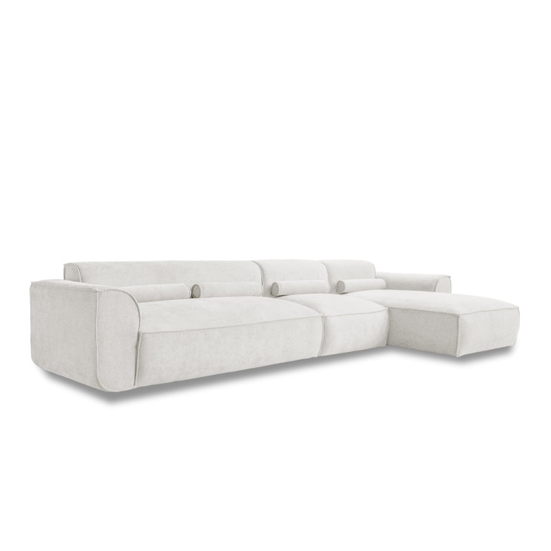 Flex Felix 6 Seater Corner Sofa , Beige, Right Hand Facing