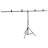 Vidaxl T-Shape Background Stand Black -113245818