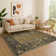 Premium Machine Washable Lubbers AMF1727 Global Rug