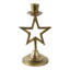 Sagebrook Home 9X5" Star Taper Holder, Gold