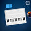 11 po x 14 po, pratique pour clavier, tableau blanc effaçable, tableau de bord, musique portable à double face durable