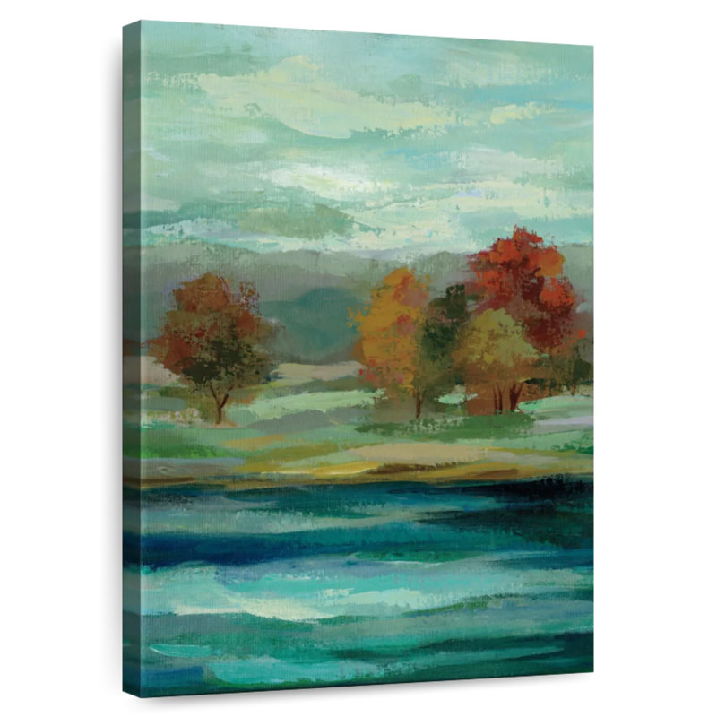 Avery Malachite Lake I, 30" H x 20" W