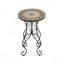 Table d'appoint ronde ronde en céramique