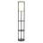 Stefaney 62.5'' Black LED Column Floor Lamp