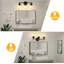 Éclairage pour salle de bain 3 lumières Dazey