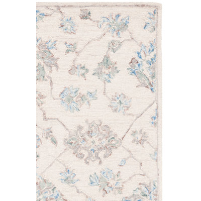 Micro-Loop Hand Tufted Wool And Cotton With Latex Oriental Rug