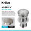Drain de lavabo de salle de bain KRAUS