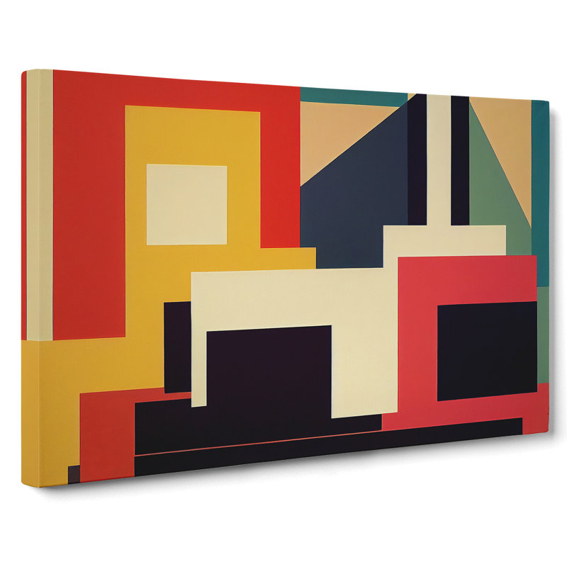 Suprematism Art Vol.8 - Wrapped Canvas, 35cm H x 50cm W x 3cm D