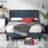 Eleonora Upholstered Bed Frame with Button-Tufted Headboard-496629896