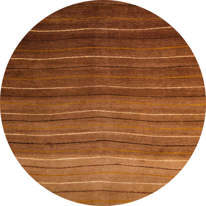 Abstract Indoor Rug, Round 6'