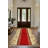 Susan Beige Red Oriental Machine Printed Cotton Polyester Area Rug-815159643
