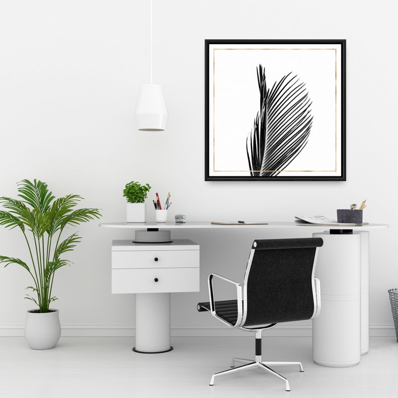 " Areca Palm With Rose Line "
