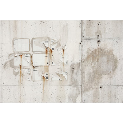 Concrete Wall Wallpaper Cement Surface Industrial Removable Wall Decor