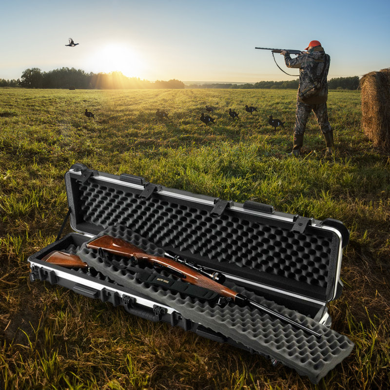 55" Waterproof Double Rifle Transport Case