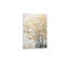 Art mural doré et bleu avec toile sérénité, arbres, art mural noir 24 po x 32 po