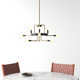 Sacci 9 - Light Sputnik Modern Linear Chandelier