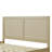 Solid Wood Platform Bed With Rattan-61217004