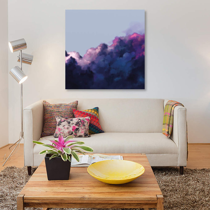 «Skies», impression sur toile, H 12 po x l 12 po x P 0,75 po, Toile tendue