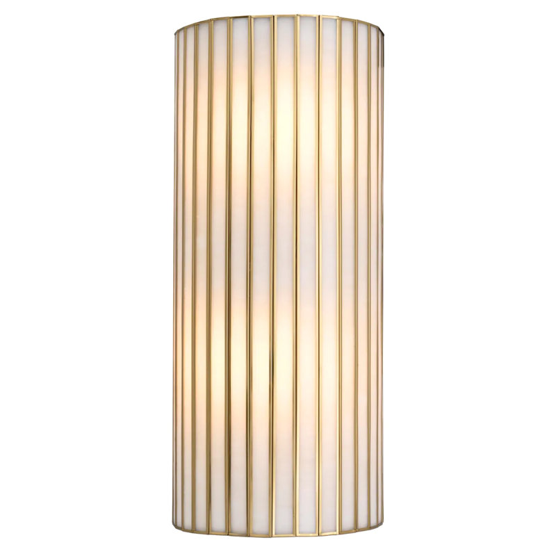 Wall Lamp Monari Antique Brass Finish
