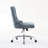 Chenille Upholstered Tufted Button Home Office Chair with Chrome Metal Base,Adjustable Desk Chair Swivel Office Chair-507711136